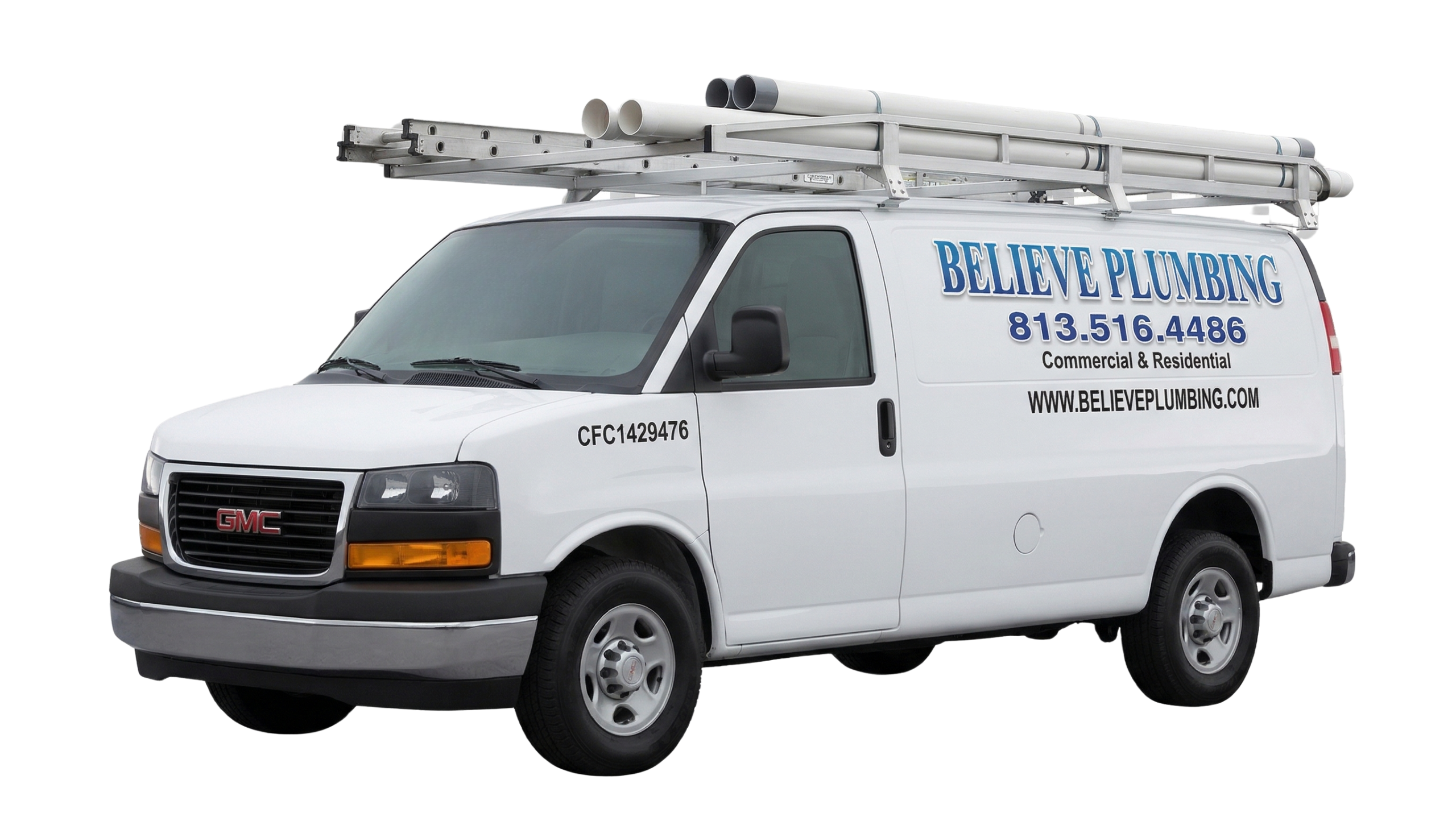 Believe Plumbing service van
